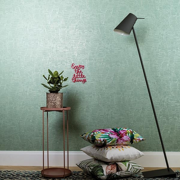 Galerie Wallpaper Product code: 59111R - The Textures Book Wallpaper Collection - Green Blue Silver Colours -  