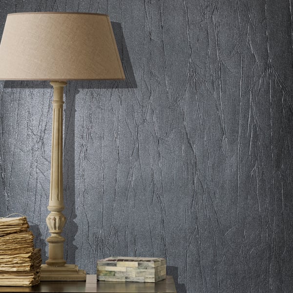 63412 -  Wallpaper Collection - Blue Colours - Crushed Design