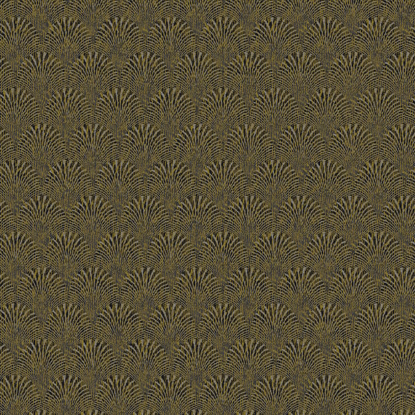 F-AF7004 -  Wallpaper Collection - Gold Colours - Fan Design