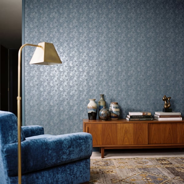 Galerie Wallpaper Product code: MX88044_2 - Metallic FX 2 Wallpaper Collection - Blue Colours -  
