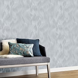 Galerie Wallcoverings Product Code 10151-10 - Elle Decoration Wallpaper Collection - Silver Colours - Wave Design