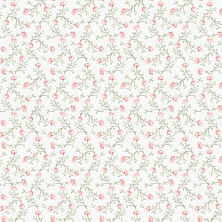 Galerie Wallcoverings Product Code 1905-5 - Spring Blossom Wallpaper Collection - Pink Green White Colours - PETIT FLOWERS Design
