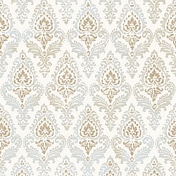 Galerie Wallcoverings Product Code 23636 - Italian Classics 4 Wallpaper Collection - Beige Blue Cream Colours - Damasco Design