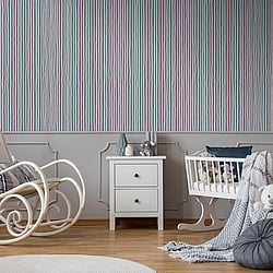 Galerie Wallcoverings Product Code 26848 - Great Kids Wallpaper Collection -  Stripes Design