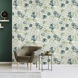 Galerie Wallcoverings Product Code 26917 - Julie Feels Home Wallpaper Collection -  Petunia Design
