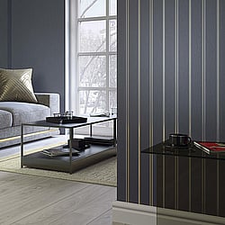 Galerie Wallcoverings Product Code 31579 - Serene Wallpaper Collection -  Stripes Design