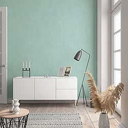 Galerie Wallcoverings Product Code 32414 - The New Textures Wallpaper Collection - Light Green Colours - Linen Texture Design