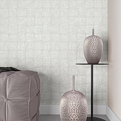 Galerie Wallcoverings Product Code 33970 - Eden Wallpaper Collection -  Tile Design