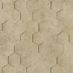 Galerie Wallcoverings Product Code 34163 - Loft 2 Wallpaper Collection - Brown Colours - 3D Geometric Hexagon  Design