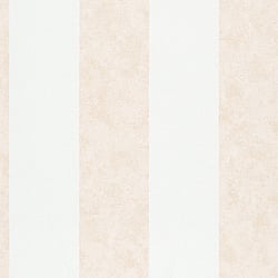 Galerie Wallcoverings Product Code 34407 - Flora Wallpaper Collection - White, Beige Colours - Thick Stripe Design