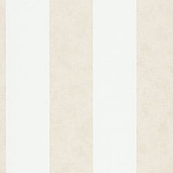 Galerie Wallcoverings Product Code 34413 - Flora Wallpaper Collection - White, Beige Colours - Thick Stripe Design