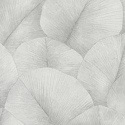Galerie Wallcoverings Product Code 34509 - Kumano Wallpaper Collection - Grey Colours - Palm Leaf Design