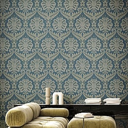 Galerie Wallcoverings Product Code 35925 - Ornamenta Wallpaper Collection - Green Gold Colours -  