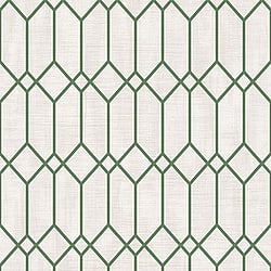 Galerie Wallcoverings Product Code 3735 - Tendenza Wallpaper Collection - Green Colours - Hexagon Trellis Design