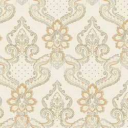 Galerie Wallcoverings Product Code 42503 - Opulence Wallpaper Collection - Gold Cream Colours - Luxury Italian Damask Design