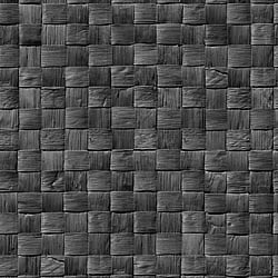 Galerie Wallcoverings Product Code 45743 - The Woods And Wicker Wallpaper Collection - Anthracite Colours - 3D optics Design