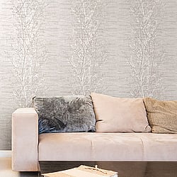 Galerie Wallcoverings Product Code 51145407 - Skandinavia 2 Wallpaper Collection - Taupe Colours - Taupe Tallin Trees Design