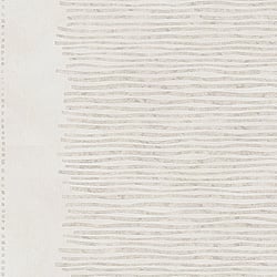 Galerie Wallcoverings Product Code 58117 - Geo Wallpaper Collection - Off-White Grey Silver Colours - Horizontal Stripe Design