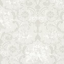 Galerie Wallcoverings Product Code 58263 - Classique Wallpaper Collection - Off White Colours - Rose Damask Design