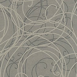 Galerie Wallcoverings Product Code 59101 - Merino Wallpaper Collection - Beige Silver Colours - Metallic Swirl Design