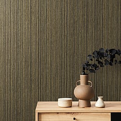 Galerie Wallcoverings Product Code 64618 - Universe Wallpaper Collection - Brown Black Gold Colours - Jupiter Umber Brown Design