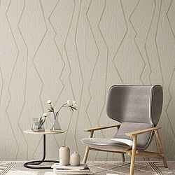 Galerie Wallcoverings Product Code 64638 - Slow Living Wallpaper Collection - Beige Cream Gold  Colours - Connection Sand Gold Design