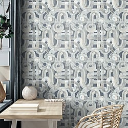 Galerie Wallcoverings Product Code 65320 - Salt Wallpaper Collection - Poppy Seed Colours - Penello Design