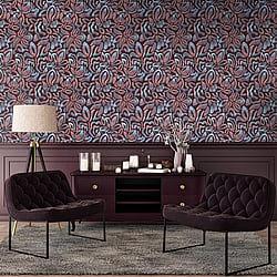 Galerie Wallcoverings Product Code 81342 - Pepper Wallpaper Collection - Saffron Colours - Brussels Lace Design