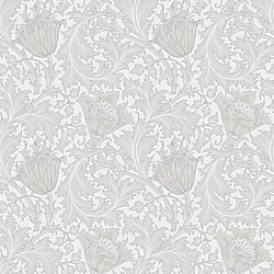 Galerie Wallcoverings Product Code 82001 - Hidden Treasures Wallpaper Collection - White beige Colours - Anemone Design