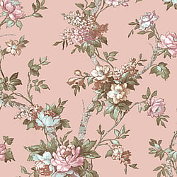 Galerie Wallcoverings Product Code 84001 - Cottage Chic Wallpaper Collection - Pink Colours - Ramo Edra Design