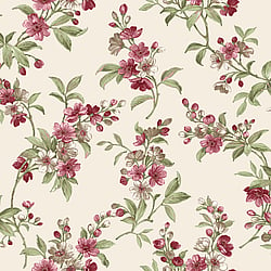 Galerie Wallcoverings Product Code 84005 - Cottage Chic Wallpaper Collection - Red Colours - Ramabe Edra Design