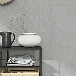 Galerie Wallcoverings Product Code 95022 - Air Wallpaper Collection - Grey Colours - A great choice for adding texture and interest to a room. This wallpaper style is made to mimic natural woven fibres creating a raised, three-dimensional look which lets the beautiful imperfections of natural materials shine through. With a little shimmer added it's a stylish way to update any of the rooms in your home. Design