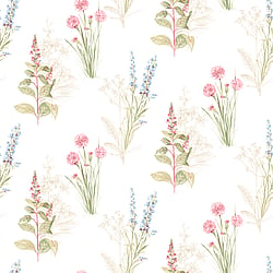 Galerie Wallcoverings Product Code AB42445 - Abby Rose 3 Wallpaper Collection - Cream Blue Pink Colours - Flora Design