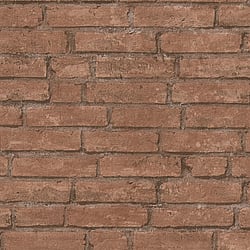 Galerie Wallcoverings Product Code BB51107 - The Bricks And More Wallpaper Collection - Brown Orange Colours - Industrial Chic Motif Design