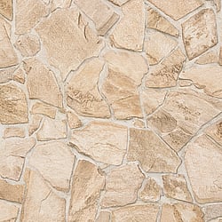 Galerie Wallcoverings Product Code BB51144 - The Bricks And More Wallpaper Collection - Beige Cream Colours - Claystone Cottage Motif Design