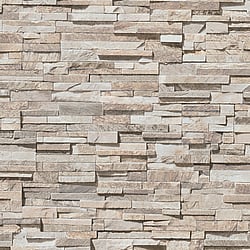 Galerie Wallcoverings Product Code BB51151 - The Bricks And More Wallpaper Collection - Beige Brown Grey Colours - Graceful Granite Motif Design