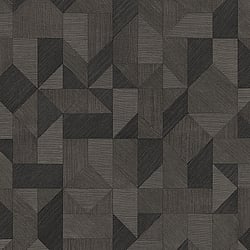 Galerie Wallcoverings Product Code BL22774 - Botanica Wallpaper Collection - Black Colours - Cubics Design