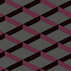 Galerie Wallcoverings Product Code DA23251 - Luxe Wallpaper Collection - Purple Colours - Shadow Trellis Design