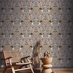 Galerie Wallcoverings Product Code: DW2001 - Designer Walls Wallpaper Collection Galerie Wallcoverings Product Code DW2001 - Designer Walls Wallpaper Collection - Light Blue Fog Colours - Magic Animals Design