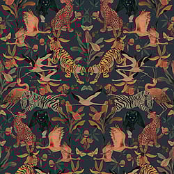 Galerie Wallcoverings Product Code: DW2003 - Designer Walls Wallpaper Collection Galerie Wallcoverings Product Code DW2003 - Designer Walls Wallpaper Collection - Heron Green Colours - Magic Animals Design