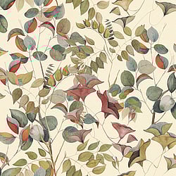 Galerie Wallcoverings Product Code: DW2005 - Designer Walls Wallpaper Collection Galerie Wallcoverings Product Code DW2005 - Designer Walls Wallpaper Collection - Cream Colours - Nature Leaves Design