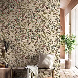Galerie Wallcoverings Product Code: DW2005 - Designer Walls Wallpaper Collection Galerie Wallcoverings Product Code DW2005 - Designer Walls Wallpaper Collection - Cream Colours - Nature Leaves Design