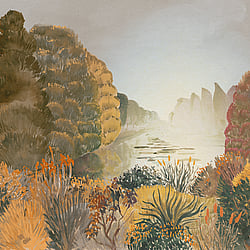 Galerie Wallcoverings Product Code: DW2023 - Designer Walls Wallpaper Collection Galerie Wallcoverings Product Code DW2023 - Designer Walls Wallpaper Collection - Warm Gold Colours - Nature Landscape Design