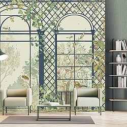 Galerie Wallcoverings Product Code: DW2031 - Designer Walls Wallpaper Collection Galerie Wallcoverings Product Code DW2031 - Designer Walls Wallpaper Collection - Whisper Green Colours - Greenhouse Design