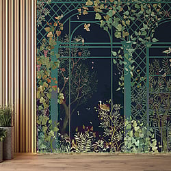 Galerie Wallcoverings Product Code: DW2032 - Designer Walls Wallpaper Collection Galerie Wallcoverings Product Code DW2032 - Designer Walls Wallpaper Collection - Midnight Blue Colours - Greenhouse Design