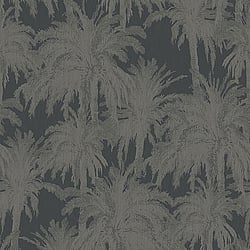 Galerie Wallcoverings Product Code ED13056 - Ted Baker Eden Wallpaper Collection - Dark Grey Silver Colours - Treetops Design
