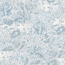 Galerie Wallcoverings Product Code FH37502 - Homestyle Wallpaper Collection - Blue Grey Colours - Coral Design