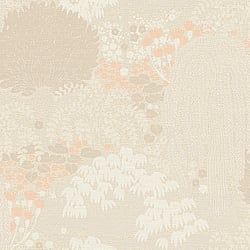 Galerie Wallcoverings Product Code FL61131 - Flourish Wallpaper Collection - Cream/Pink Colours - Fairytale Leaves Motif Design