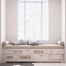 Galerie Wallcoverings Product Code G23355 - Deauville 2 Wallpaper Collection - Taupe Beige White Colours - Small Anchors Design