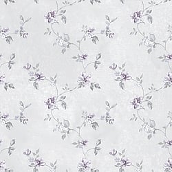 Galerie Wallcoverings Product Code G34163 - Vintage Damasks Wallpaper Collection - Lilac Grey Colours - Vintage Trail Design